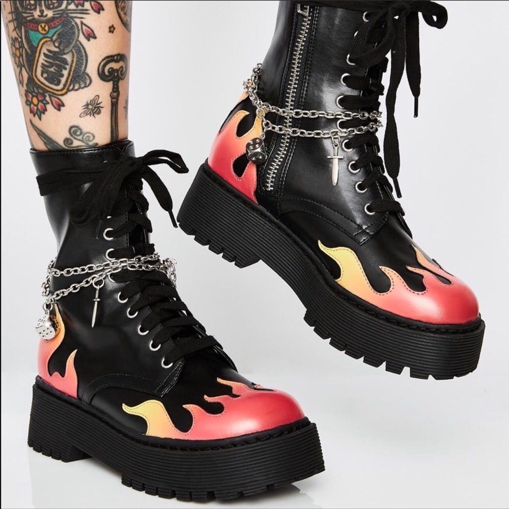 Hell’s Darling Combat Boots